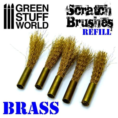 Go to product GREEN STUFF 1651 - Scratch Brush Refill - Brass 5 pcs
