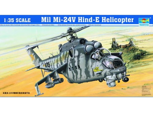 Go to product TRUMPETER 05103 - 1:35 MIL Mi-24 V Hind E