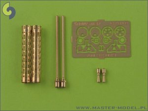 MASTER AM-32-023 - 1:32 Gun barrels for WWI German aircraft gun Spandau LMG 08/15