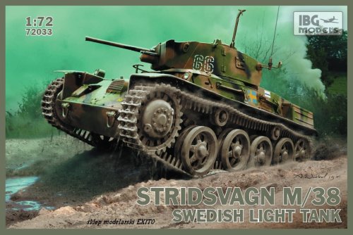 Go to product IBG 72033 - 1:72 Stridsvagn M/38 Swedish Light Tank