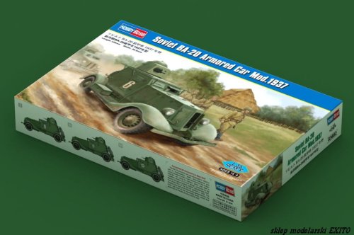 Go to product HOBBY BOSS 83882 - 1:35 Soviet BA-20 Armored Car Mod.1937