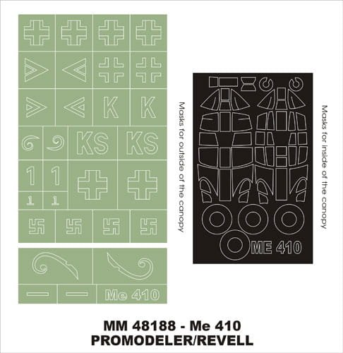 Go to product MONTEX MM48188 - 1:48 Messerchmitt Me-410B