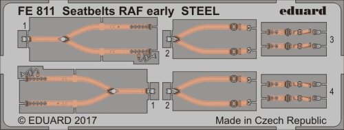 Go to product EDUARD FE811 - 1:48 Seatbelts RAF early - Steel