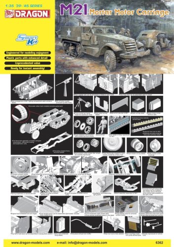 Go to product DRAGON 6362 - 1:35 M21 Mortar Motor Carriage
