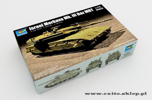 Go to product TRUMPETER 07104 - 1:72 lsrael Merkava Mk. lll Baz MBT
