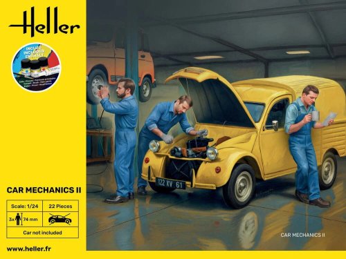 Go to product Heller 58756 - 1:24 Car Mechanics II figures with paints