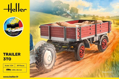 Go to product Heller 57410 - 1:24 Trailer 3to kit with paints