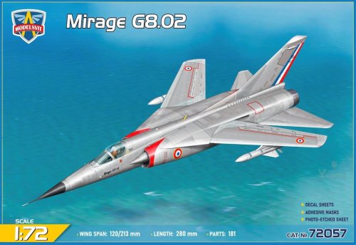 Go to product Modelsvit 72057 - 1:72 Mirage G8.02