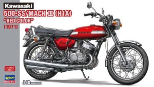 Hasegawa 21775 - 1:12 Kawasaki 500-SS/MACH III H1A Red Color 1971