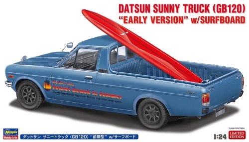 Go to product Hasegawa 20778 - 1:24 Datsun Sunny Truck GB120 Early Version w/ Surfboard