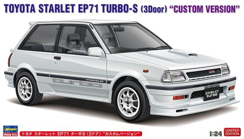 Go to product Hasegawa 20777 - 1:24 Toyota Starlet EP71 Turbo-S 3 Door Custom Version