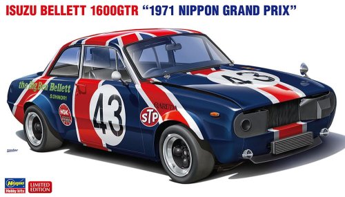 Go to product Hasegawa 20776 - 1:24 Isuzu Bellett 1600GTR 1971 Nippon Grand Prix