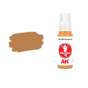 AK INTERACTIVE 11409 - Acrylic paint Orange Tan 17ml