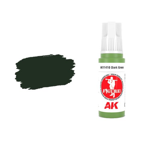 Go to product AK INTERACTIVE 11410 - Acrylic paint Dark Green 17ml