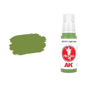 AK INTERACTIVE 11411 - Acrylic paint Light Green 17ml