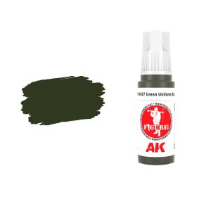 AK INTERACTIVE 11427 - Acrylic paint Green Uniform Base 17ml