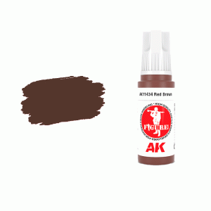 AK INTERACTIVE 11434 - Acrylic paint Red Brown 17ml