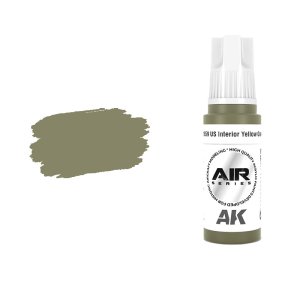 AK INTERACTIVE 11859 - Acrylic paint US Interior Yellow Green 17ml