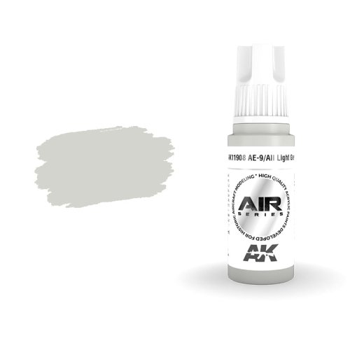 Go to product AK INTERACTIVE 11908 - Acrylic paint AE-9/AII Light Grey 17ml