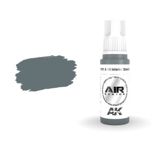 AK INTERACTIVE 11911 - Acrylic paint A-14 Interior Steel Grey 17ml