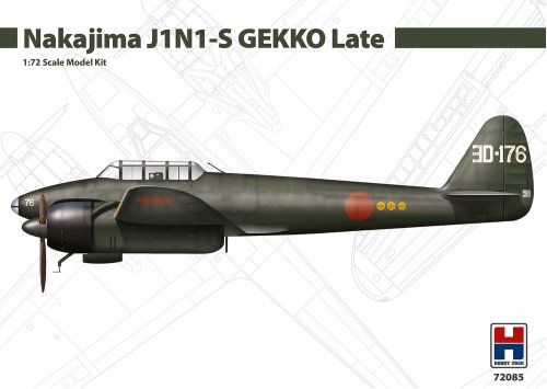 Go to product Hobby 2000 72085 - 1:72 Nakajima J1N1-S Gekko Late