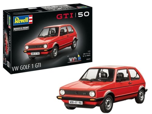 Go to product Revell 05623 - 1:24 VW Golf 1 GTI 50 Years Anniversary model with paints