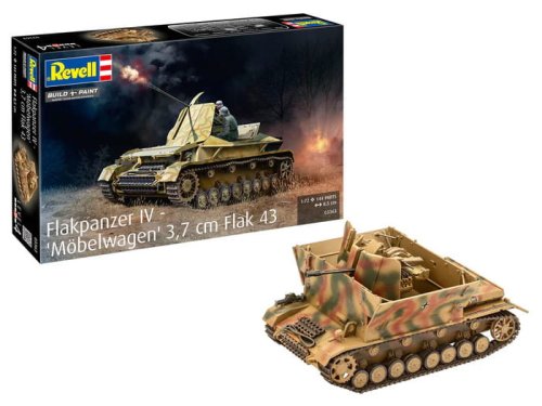 Go to product Revell 03363 - 1:72 Flakpanzer IV Möbelwagen 3,7 cm Flak 43