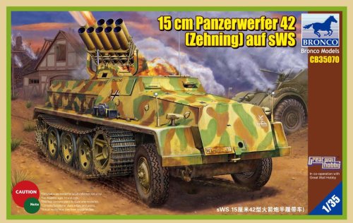 Go to product BRONCO CB 35070 - 1:35 15cm Panzerwerfer 42 (Zehnling) auf sWS