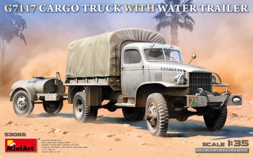 Go to product Miniart 53066 - 1:35 G7117 Cargo Truck with Water Trailer