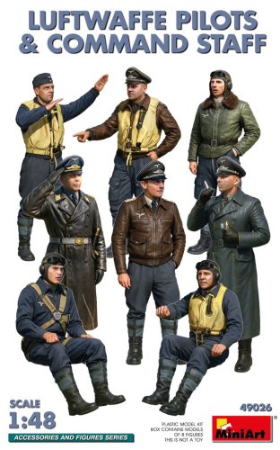Go to product Miniart 49026 - 1:48 Luftwaffe Pilots & Command Staff