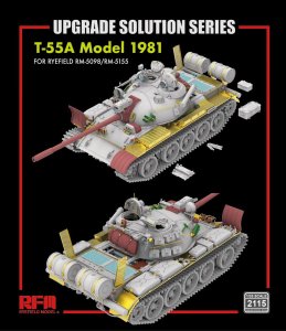 Rye Field Model 2115 - 1:35 T-55A Model 1981 - Upgrade Solution
