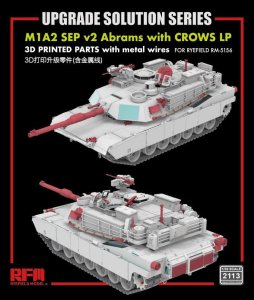 Rye Field Model 2113 - 1:35 M1A2 SEP v2 Abrams w/Crows LP - Upgrade Solution