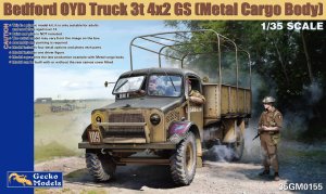 Gecko Models 35GM0155 - 1:35 Bedford OYD Truck 3t 4x2 GS Metal Cargo Body