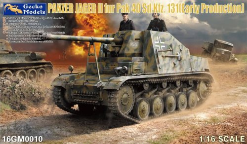 Go to product Gecko Models 16GM0010 - 1:16 Panzer Jager II fur Pak 40 Sd.Kfz. 131 Early Production