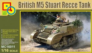 Preorder - Classy Hobby 16011 - 1:16 British M5 Stuart Recce tank