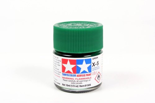 Go to product TAMIYA X-5 - Acrylic paint Green 10 ml