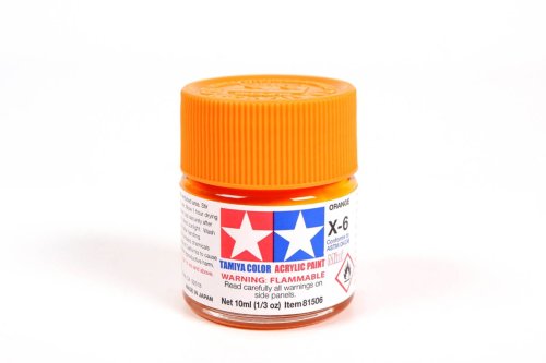Go to product TAMIYA X-6 - Acrylic paint Orange 10 ml