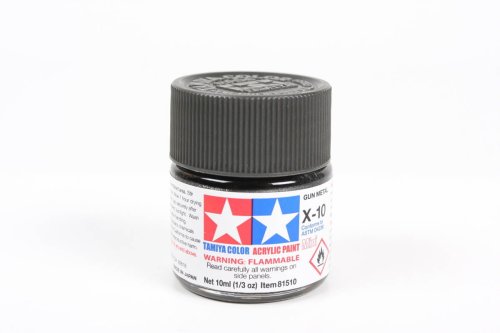 Go to product TAMIYA X-10 - Acrylic paint Gun Metal 10 ml
