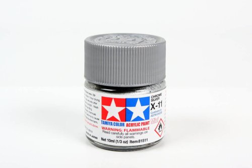 Go to product TAMIYA X-11 - Acrylic paint Chrome Silver 10 ml