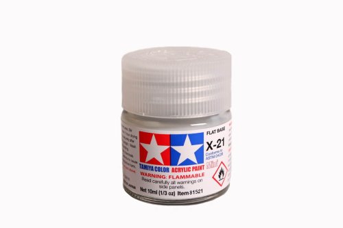 Go to product TAMIYA X-21 - Acrylic paint Flat Base 10 ml