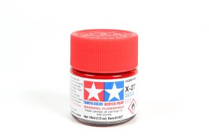 TAMIYA X-27 - Acrylic paint Clear Red 10 ml
