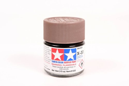 Go to product TAMIYA X-33 - Acrylic paint Bronze 10 ml