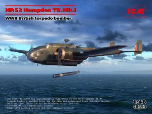 ICM 48353 - 1:48 HP.52 Hampden TB.Mk.I WWII British Torpedo Bomber