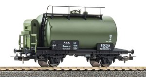 Piko 27754 H0 - Two-Axle Benzina Tank Wagon of ČSD, Era IV