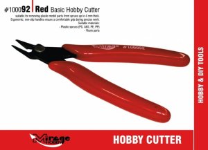 Mirage 100092 - Pliers for cutting model parts from frames, red