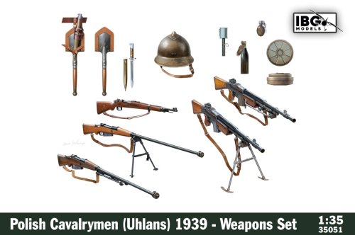 Go to product IBG 35051 - 1:35 Polish Cavalrymen Uhlans 1939 - Weapons Set