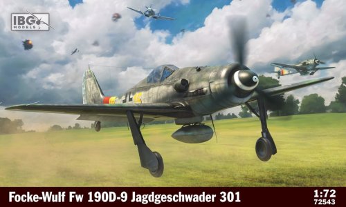Go to product IBG 72543 - 1:72 Focke Wulf Fw 190D-9 Jagdgeschwadere 301