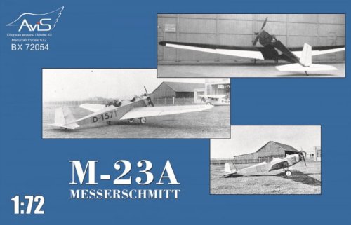 Go to product Avis BX72054 - 1:72 Messerschmitt M-23A