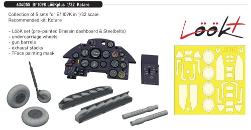 Go to product Eduard 634055 - 1:32 Bf 109K LööKplus
