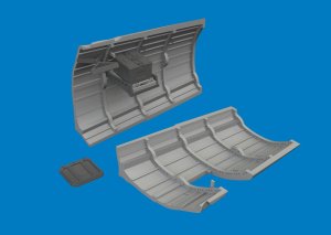 Eduard 672437 - 1:72 Spitfire Mk.V radio compartment Print 3D